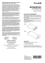 Fluke BP291 Hoja De Instrucciones