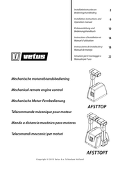 Vetus AFSTTOP Instrucciones De Instalación Y Manejo