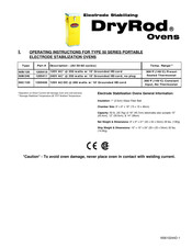 Phoenix DryRod 50 Serie Instrucciones De Operación