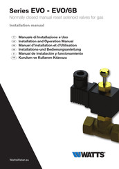 Watts EVO Manual De Instalación Y Funcionamiento