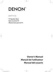 Denon DHT-T110 Manual Del Usuario