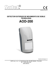 Satel AOD-200 Manual De Instrucciones