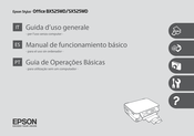 Epson Stylus Office BX525WD Manual De Funcionamiento Básico