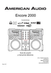 American Audio Encore 2000 Guía De Usuario Y Manual De Referencia