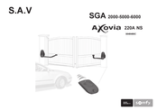 SOMFY AXOVIA SGA 2000 Manual Del Usuario