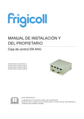 Frigicoll AHUKZ-00B Manual De Instalación Y Del Propietario