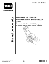 Toro Greenmaster eFlex 1800 Manual Del Operador