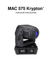 Martin MAC 575 Krypton Manual De Instrucciones