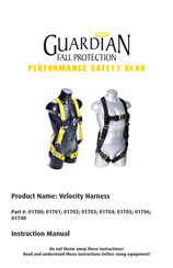 Guardian Fall Protection 01740 Manual De Instrucciones