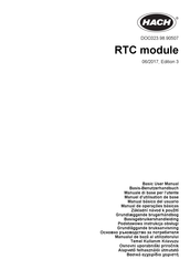 Hach RTC101 P Manual Básico Del Usuario