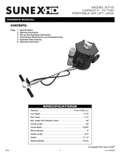 Sunex HD 6710 Manual De Operation