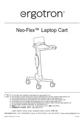 Ergotron Neo-Flex Laptop Cart Guía De Instalación Para El Usuario