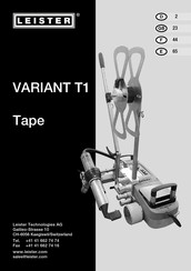 Leister VARIANT T1 Manual Del Usuario