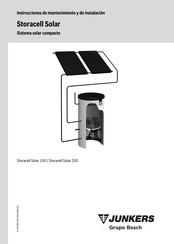 Bosch JUNKERS Storacell Solar 250 Serie Instrucciones De Mantenimiento Y De Instalación