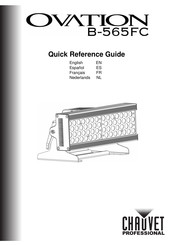 Chauvet OVATION B-565FC Guía De Referencia Rápida