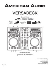 American Audio VERSADECK Guía De Usuario