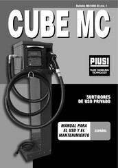 Piusi CUBE MC Manual Para El Uso Y El Mantenimiento