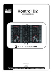 DAP Audio Kontrol D2 Manual De Instrucciones