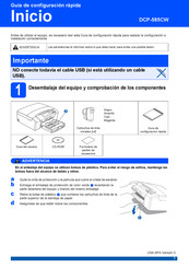 Brother DCP-585CW Guía De Configuración Rápida