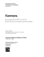 Kenmore 405.23309410 Instrucciones De Instalación