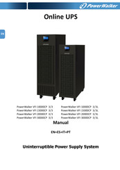 PowerWalker VFI 20000CP 3/3 Manual De Instrucciones