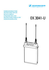 Sennheiser EK 3041-U Instrucciones Para El Uso