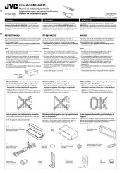 Jvc KD-G632 Manual De Instalación/Conexion