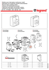 Legrand 221 Serie Manual De Instrucciones