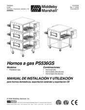 Middleby Marshall PS536GS Manual De Instalación Y Utilizacion