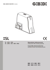 Bandini Industrie GiBiDi SL 344 Instrucciones De Instalación