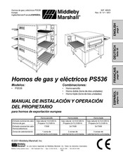 Middleby Marshall PS536 Manual De Instalacion Y Operacion Del Propietario