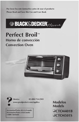 Black and Decker Perfect Broil CTO4401B Manual Del Usuario