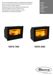 Dovre VISTA 800i Instrucciones De Instalacion Y Uso