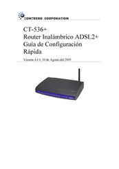 Comtrend Corporation CT-536+ Guía De Configuración Rápida