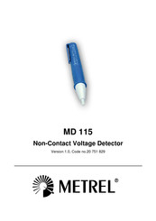 METREL MD 105 Instrucciones De Empleo