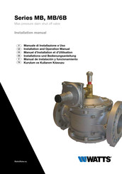 Watts MB150/6B Manual De Instalación Y Funcionamiento