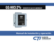 CTI GG-NH3-2% Manual De Instalación Y Operación