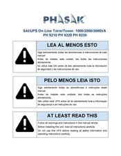 Phasak ON-LINE 3000VA Manual Del Usario