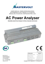 Mastervolt AC Power Analyser Manual De Utilización