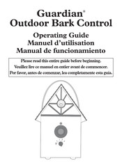 Guardian Outdoor Bark Control Manual De Funcionamiento