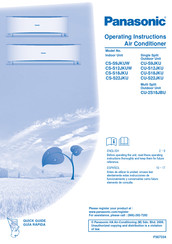 Panasonic CS-S9JKUW Instrucciones De Operación