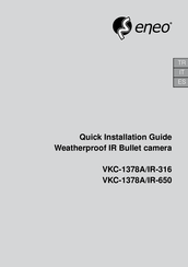 Videor eneo VKC-1378A/IR-316 Guia De Inicio Rapido