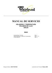 Whirlpool ERC24 Serie Manual De Servicio