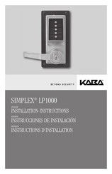 Kaba SIMPLEX LP1000 Instrucciones De Instalación