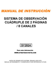 Sylvania Strategic Vista SY2824 Manual De Instrucciones