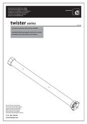 Pujol twister Serie Instrucciones De Instalación Y Reglaje