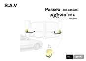 SOMFY HOME MOTION AXOVIA Passeo 600 Manual Del Usuario