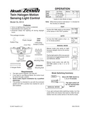 Heath Zenith SL-5514 Guia De Inicio Rapido