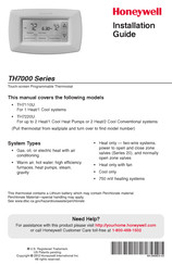 Honeywell TH7220U Guia De Instalacion