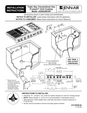 JENN-AIR Prostyle JGD8348CDP Instrucciones De Instalación